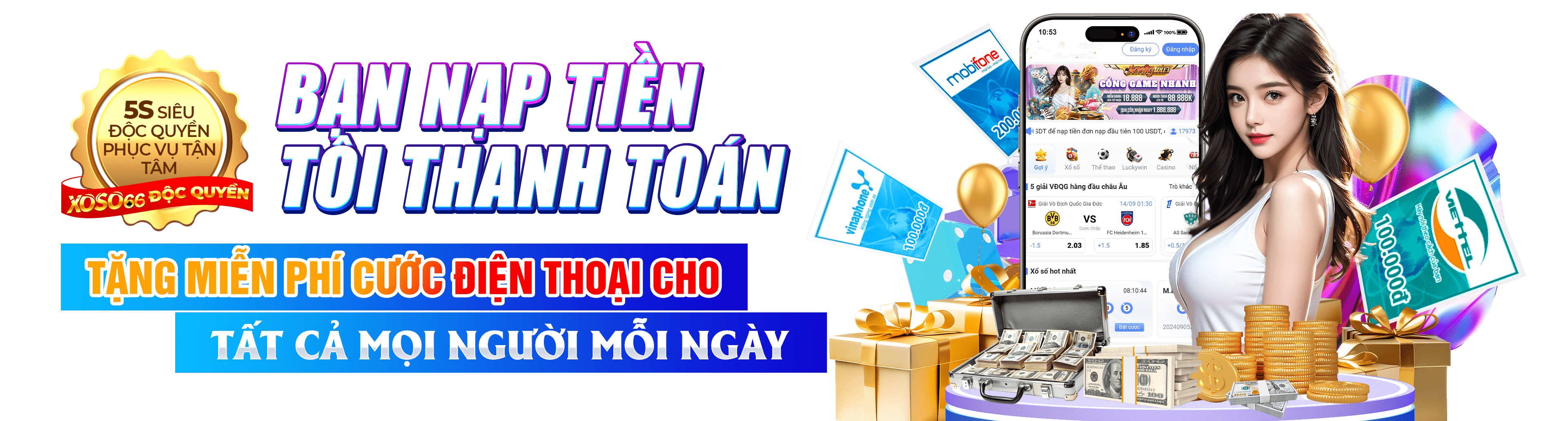 Hình ảnh quảng cáo của 3389 hiển thị nền tảng và các lợi ích